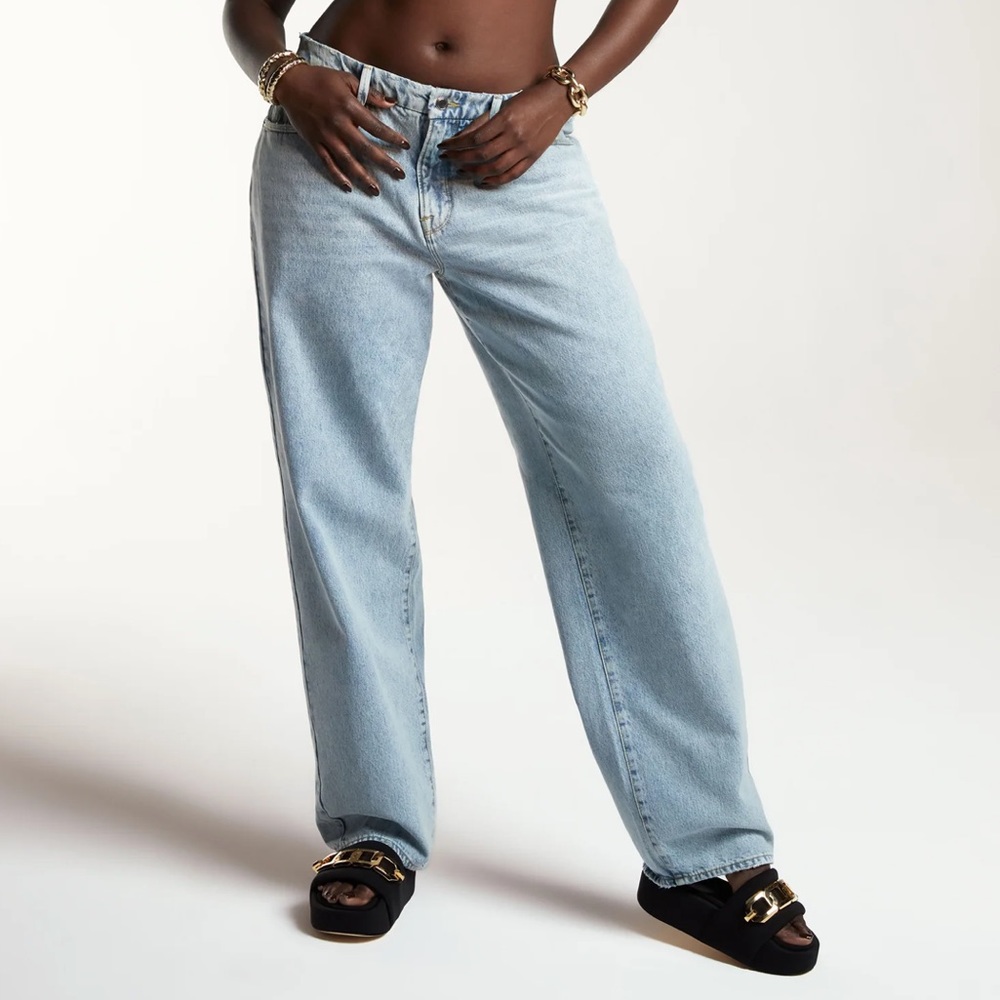 NWT Good American Good 90’s Oversized Jeans Size 6